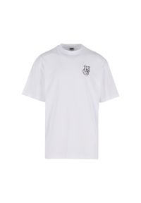 Koszulka Urban Classics Shiny Logo Tall. Kolor: biały #1