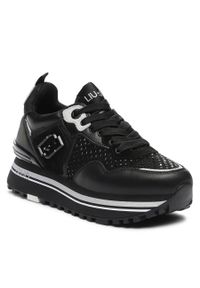 Sneakersy Liu Jo Maxi Wonder 01 BF3003 PX262 Black 22222. Kolor: czarny. Materiał: skóra #1