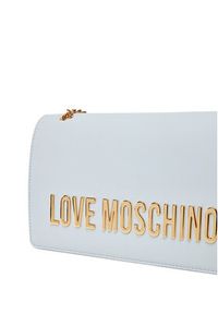 Love Moschino - LOVE MOSCHINO Torebka JC4192PP1MKD0712 Błękitny. Kolor: niebieski. Materiał: skórzane #4