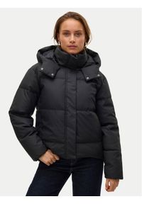 Vero Moda Kurtka zimowa Greta Kylie 10311315 Czarny Regular Fit. Kolor: czarny. Materiał: skóra. Sezon: zima #1