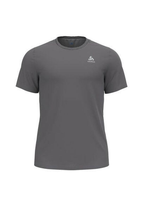 Koszulka z krótkim rękawem trekkingowa męska Odlo T-shirt F-DRY. Kolor: szary. Długość rękawa: krótki rękaw. Długość: krótkie. Sport: turystyka piesza