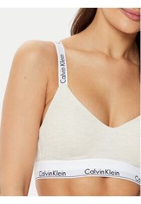 Calvin Klein Underwear Biustonosz bezfiszbinowy 000QF7059E Beżowy. Kolor: beżowy. Materiał: bawełna