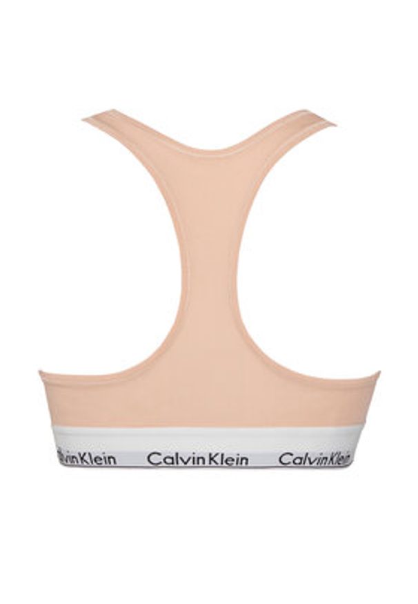 Calvin Klein Underwear Biustonosz top 0000F3785E Pomarańczowy. Kolor: pomarańczowy. Materiał: bawełna