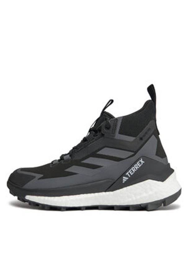 Adidas - adidas Trekkingi Terrex Free Hiker GORE-TEX Hiking Shoes 2.0 HP7492 Czarny. Kolor: czarny. Materiał: materiał