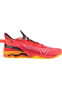 Buty halowe Mizuno Wave Mirage. Kolor: czerwony, biały, wielokolorowy. Model: Mizuno Wave. Sport: piłka ręczna #1