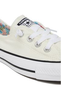 Converse Trampki Chuck Taylor All Star Shoreline Mini Flowers A14970C Écru. Kolor: kremowy. Materiał: materiał #5