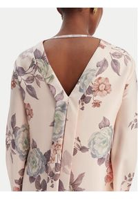 Marella Sukienka codzienna Samba 2613221171 Beżowy Regular Fit. Okazja: na co dzień. Kolor: beżowy. Materiał: jedwab. Typ sukienki: proste. Styl: casual #2