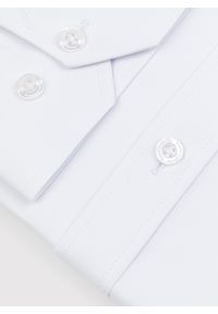 Pako Lorente - PAKO LORENTE – Elegancka biała koszula męska w fasonie Regular. Okazja: na ślub cywilny, na wesele. Kolor: biały. Materiał: bawełna, poliester. Styl: elegancki #6