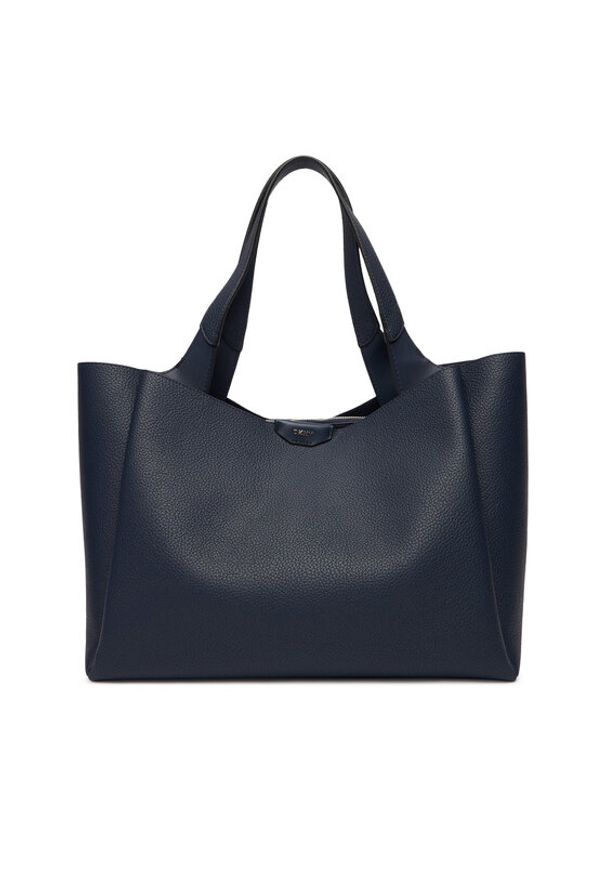 DKNY Torebka R43AYG32 Granatowy. Kolor: niebieski. Materiał: skórzane