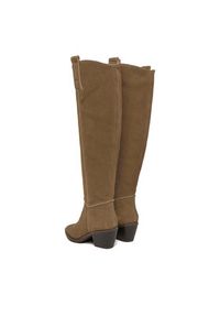 Badura Kozaki C-ANIYA-DX01381 Beżowy. Kolor: beżowy. Materiał: skóra, zamsz #4