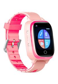 GARETT - Smartwatch Garett Kids Sun Pro 4G różowy. Rodzaj zegarka: smartwatch. Kolor: różowy. Styl: sportowy, casual, klasyczny, młodzieżowy