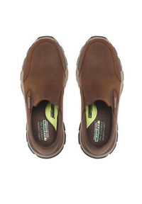 skechers - Skechers Półbuty Calum 204480/CDB Brązowy. Kolor: brązowy. Materiał: nubuk, skóra #5