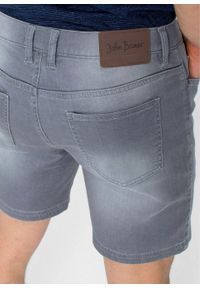 Długie szorty dżinsowe ze stretchem Regular Fit bonprix jasnoszary denim. Kolor: szary. Długość: długie #2