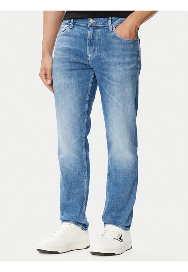 Guess Jeansy M6YAS2 D1289 Niebieski Regular Fit. Kolor: niebieski