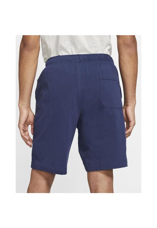 Szorty Nike M Nsw Club, Mężczyźni. Kolor: niebieski. Materiał: bawełna, materiał