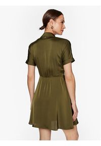 Liu Jo Sukienka koszulowa WA3462 T3481 Zielony Regular Fit. Kolor: zielony. Materiał: syntetyk. Typ sukienki: koszulowe