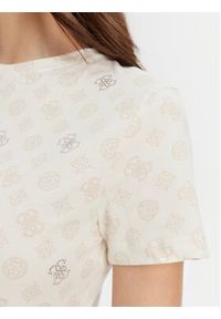Guess T-Shirt V5YI04 I3Z14 Écru Regular Fit. Materiał: bawełna #3