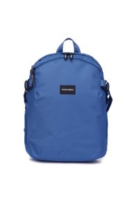 Wittchen - Plecak basic mały niebieski. Kolor: niebieski. Materiał: poliester. Wzór: paski. Styl: casual #1