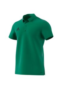 Adidas - Koszulka adidas Core 18 Climalite Polo M FS1901. Typ kołnierza: polo. Kolor: zielony. Technologia: ClimaLite (Adidas). Sport: piłka nożna