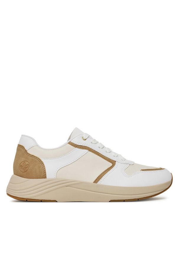 Sneakersy Rieker. Kolor: beżowy