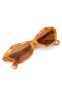 JACQUEMUS Okulary przeciwsłoneczne JAC42C8SUN Brązowy. Kolor: brązowy #8