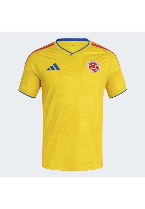 Adidas - Koszulka Colombia 26 Home. Kolor: żółty. Technologia: ClimaCool (Adidas). Sport: piłka nożna