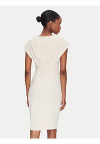 Rinascimento Sukienka koktajlowa CFC0122760003 Beżowy Regular Fit. Kolor: beżowy. Materiał: syntetyk. Styl: wizytowy #3