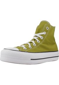 Tenisówki Converse Model Chuck Taylor All Star Lift Hi Kolor Zielony. Kolor: zielony. Materiał: tkanina #1