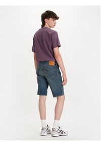 Levi's® Szorty jeansowe 398640100 Granatowy Straight Fit. Kolor: niebieski. Materiał: jeans