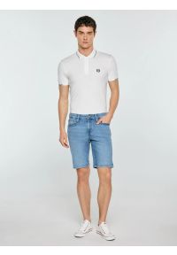 Big-Star - Szorty męskie jeansowe niebieskie Aden 268. Okazja: na co dzień. Kolor: niebieski. Materiał: jeans. Styl: casual, sportowy #6