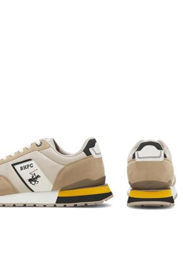 Beverly Hills Polo Club Sneakersy NICK-01 Beżowy. Kolor: beżowy. Materiał: materiał