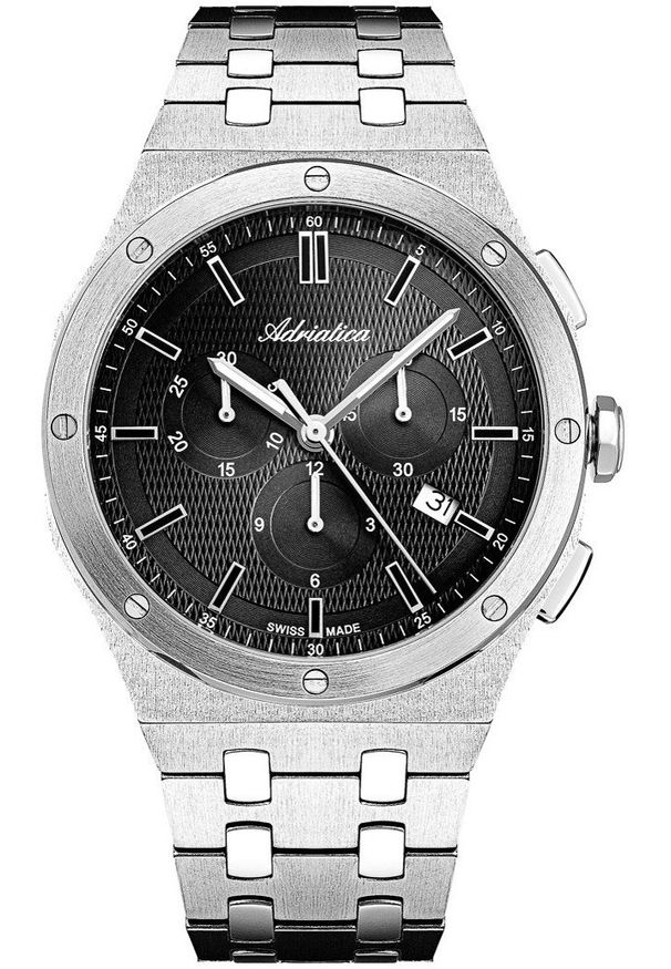 Zegarek męski Adriatica A8337.5114CH srebrny. Kolor: srebrny