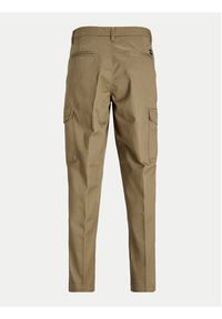 Jack & Jones - Jack&Jones Spodnie materiałowe Bill 12247358 Brązowy Tapered Fit. Kolor: brązowy. Materiał: syntetyk