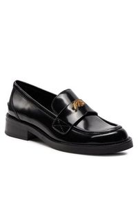 DKNY Lordsy Penny K1434520 Czarny. Kolor: czarny. Materiał: lakier, skóra