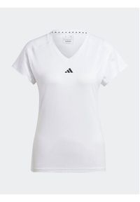Adidas - adidas Koszulka techniczna Train Essentials HR7878 Biały Slim Fit. Kolor: biały. Materiał: syntetyk #3