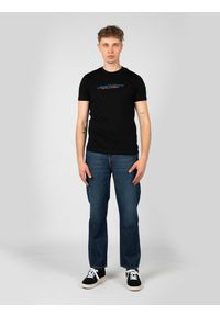 Diesel T-shirt "T-Diegor" | A12754-RPATI | Mężczyzna | Czarny. Okazja: na co dzień. Kolor: czarny. Materiał: bawełna. Wzór: nadruk. Styl: klasyczny, elegancki, casual
