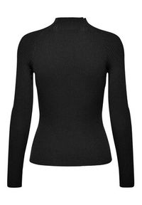 only - ONLY Sweter Rachella 15272596 Czarny Slim Fit. Kolor: czarny. Materiał: wiskoza #3