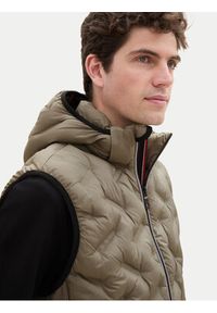 Tom Tailor Kamizelka 1041313 Zielony Regular Fit. Kolor: zielony. Materiał: syntetyk #5