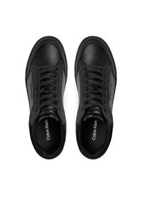 Calvin Klein Sneakersy Low Top Lace Up Lth HM0HM01455 Czarny. Kolor: czarny. Materiał: skóra #4