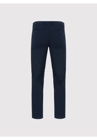 Pako Lorente - PAKO LORENTE – Granatowe spodnie chino. Okazja: na co dzień. Kolor: niebieski. Materiał: bawełna, elastan. Wzór: gładki. Sezon: wiosna. Styl: casual #5