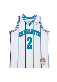 Mitchell & Ness - Koszulka Nba Charlotte Hornets Larry Johnson. Kolor: biały. Sport: koszykówka #1