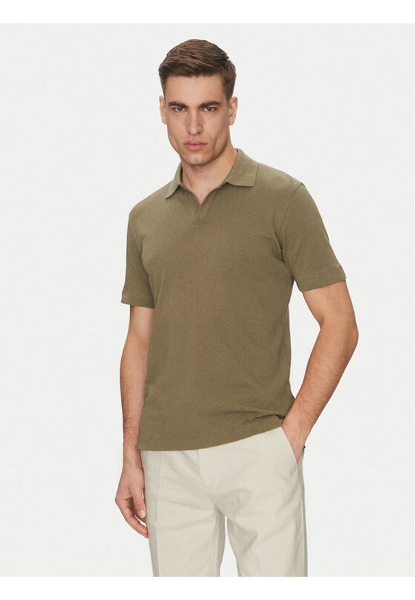 Marc O'Polo Polo M23 2091 53026 Zielony Regular Fit. Typ kołnierza: polo. Kolor: zielony. Materiał: bawełna