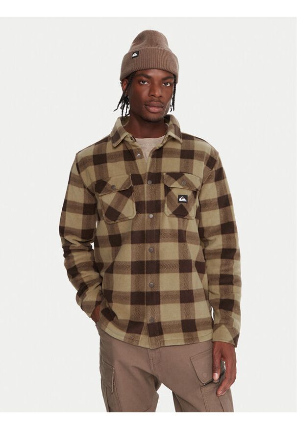 Quiksilver Kurtka przejściowa Bering Strait EQYPF03075 Beżowy Regular Fit. Kolor: beżowy. Materiał: syntetyk