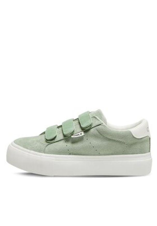 ONLY Shoes Sneakersy Donna 15320483 Zielony. Kolor: zielony. Materiał: materiał