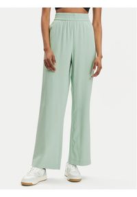 Vero Moda Spodnie materiałowe Carmen 10278926 Zielony Wide Leg. Kolor: zielony. Materiał: wiskoza