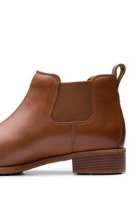 Clarks Sztyblety Havisham Top 26178718 Brązowy. Kolor: brązowy. Materiał: skóra #3