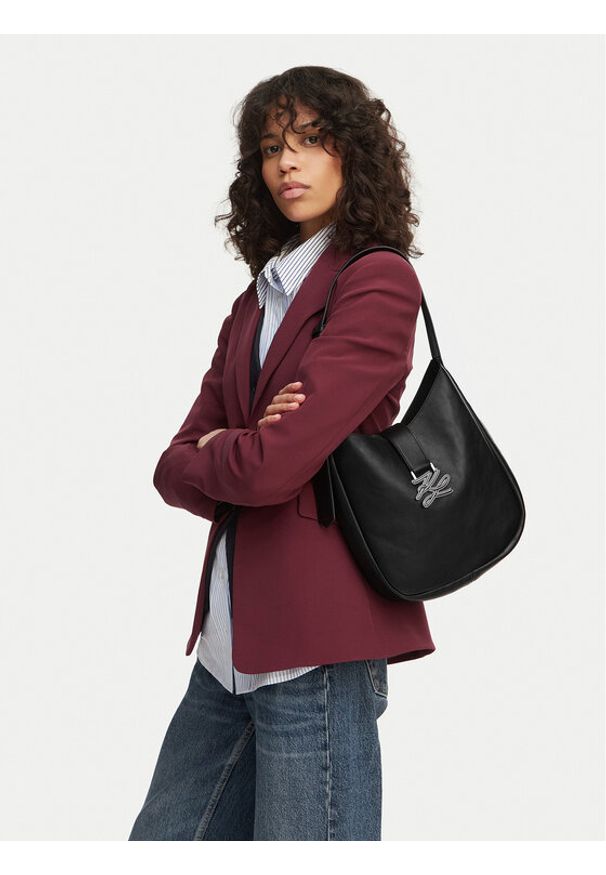 Karl Lagerfeld - KARL LAGERFELD Torebka B2W30259 Czarny. Kolor: czarny. Materiał: skórzane