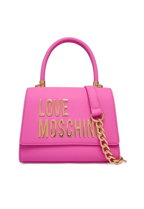 Love Moschino - Torebka LOVE MOSCHINO. Kolor: różowy