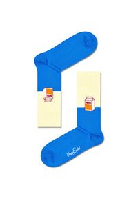 Happy-Socks - Happy Socks Zestaw 2 par wysokich skarpet unisex XMMS02-0200 Kolorowy. Materiał: materiał, bawełna. Wzór: kolorowy #2