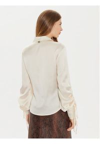 TwinSet - TWINSET Koszula 242TP2477 Beżowy Regular Fit. Kolor: beżowy. Materiał: wiskoza, satyna #3